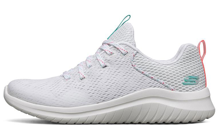 Buy (W) Skechers Ultra Flex 2.0 Lage Sneakers Wit/Groen Hardloopschoenen 149090-WHT