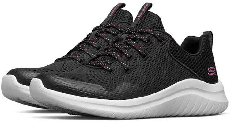 Skechers Ultra Flex 2.0 潮流百搭 低幫休閒運動鞋 女款 黑白色 Lookbook Skechers Ultra Flex 2.0 潮流百搭 低幫休閒運動鞋 女款 黑白色