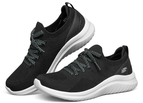 Skechers Ultra Flex 2.0 女款 黑白 Lookbook Skechers Ultra Flex 2.0 女款 黑白