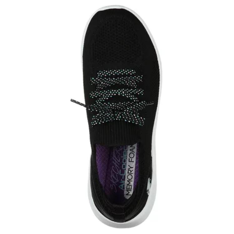 Shop Skechers Ultra Flex 2.0 女款 黑白
