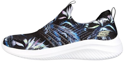 (Women) Skechers Ultra Flex 3.0 'Black Blue' 149618-BKMT (Women) Skechers Ultra Flex 3.0 'Black Blue' 149618-BKMT