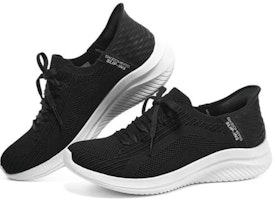 (W) 斯凯奇 Ultra Flex 3.0 'Brilliant - 黑色' 运动鞋 149710-BLK Lookbook (W) 斯凯奇 Ultra Flex 3.0 'Brilliant - 黑色' 运动鞋 149710-BLK