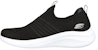 (W) Skechers Ultra Flex 3.0 'Classy Charm - Hitam Putih' 149855-BKW