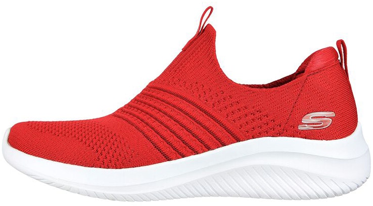 women-skechers-ultra-flex-3-0-red-slip-on-149855-red
