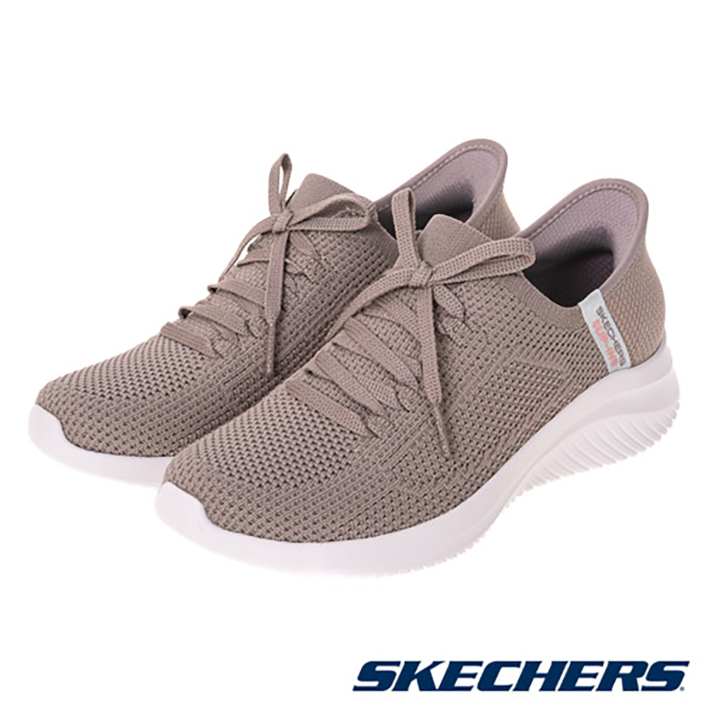 (Women) SKECHERS Ultra Flex 3.0 Casual Shoes Brown Grey Brown-gray 150457DKTP