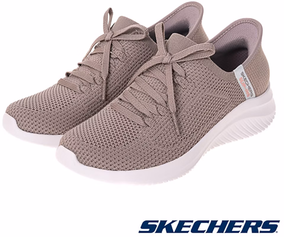 women-skechers-ultra-flex-3-0-casual-shoes-brown-grey-brown-gray-150457-dktp