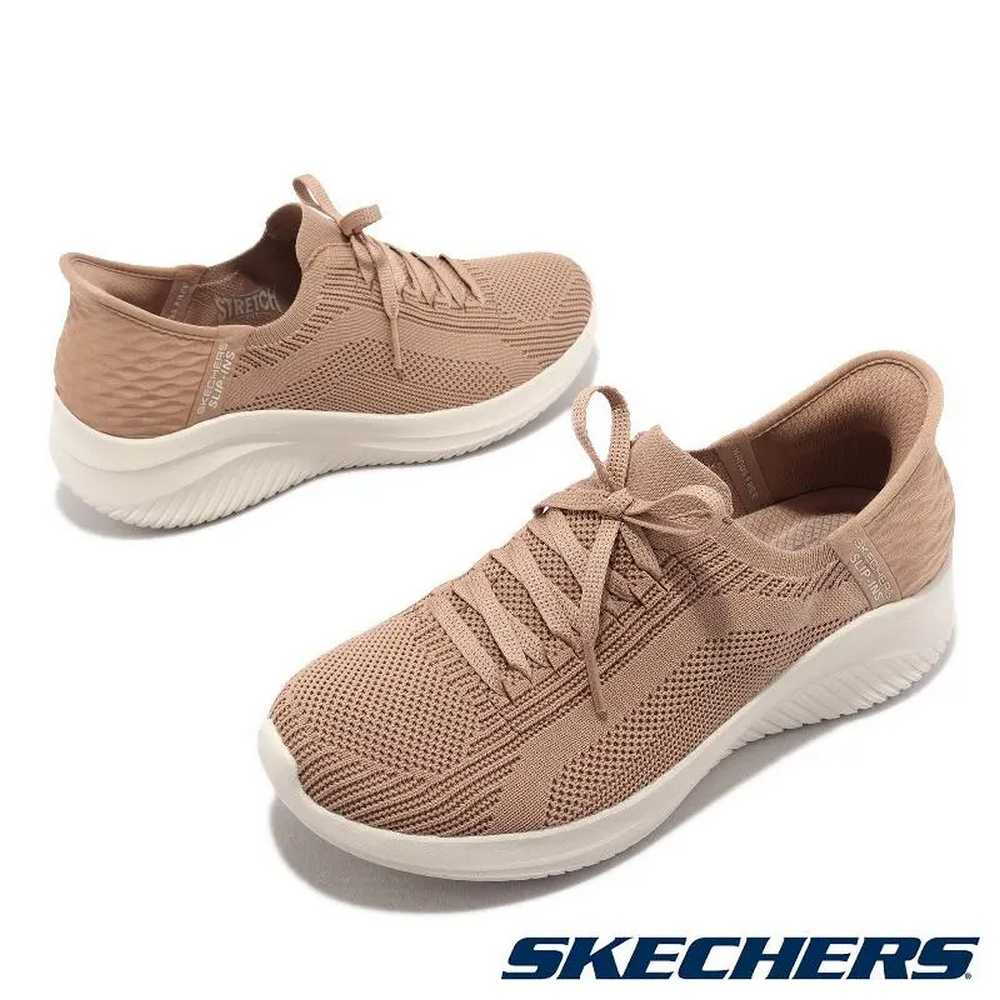 Shop (W) Skechers Ultra Flex 3.0 休閒鞋 卡其色 149710TAN