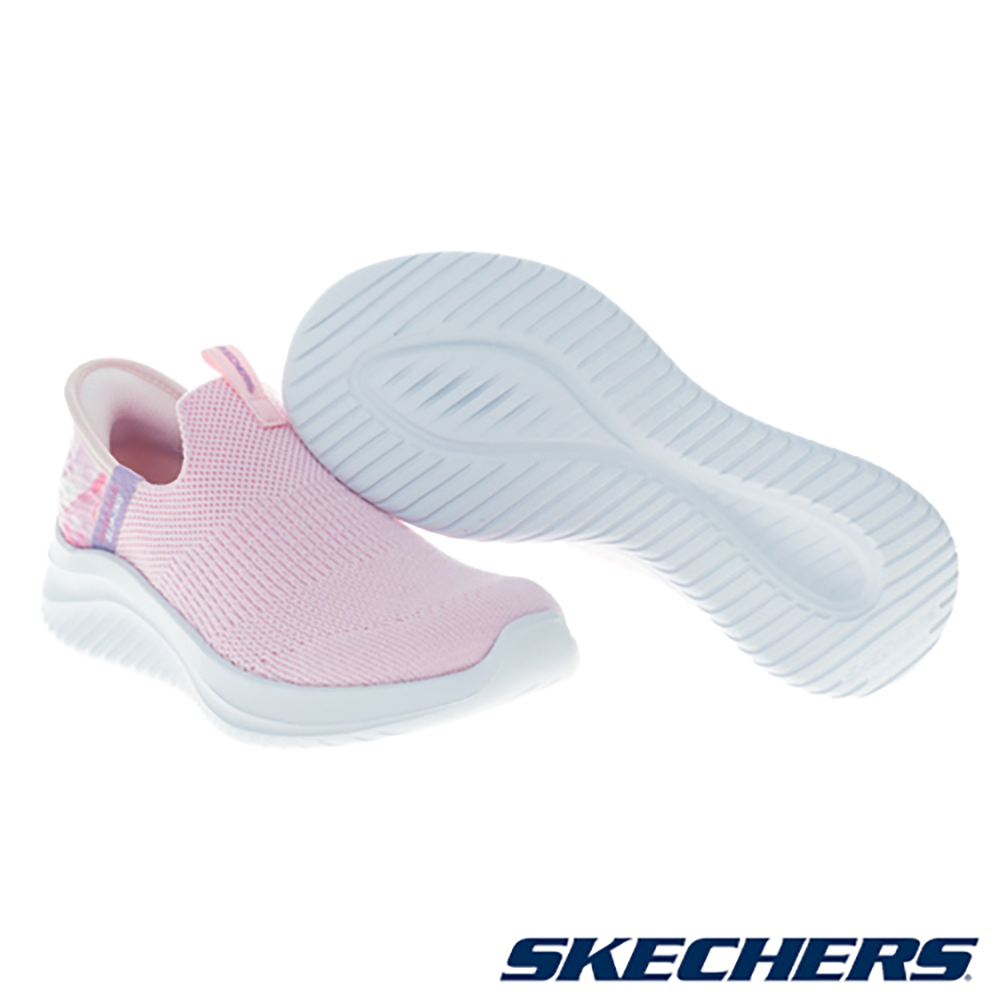 Shop (W) SKECHERS Ultra Flex 3.0 Sepatu Kasual Anak Perempuan Pink Powder 303801LLTPK