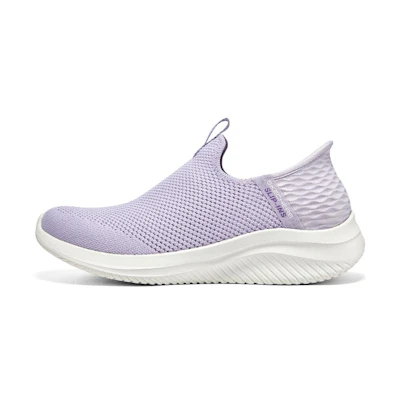 (W) Skechers Ultra Flex 3.0 Shoes 'Lilac White'