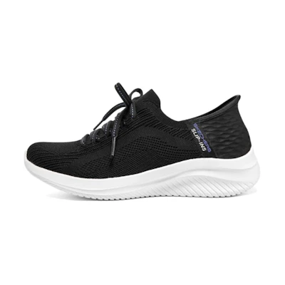 (W) Skechers Ultra Flex 3.0 Slip-Ins 'Black Lavender'