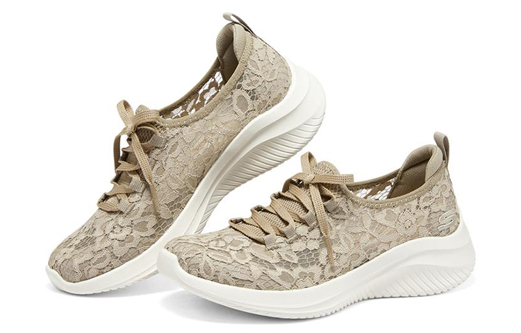 Lookbook Skechers Ultra Flex 3.0 SLIP-INS 閃穿 易穿著 一腳蹬運動休閒鞋 女款 灰褐色