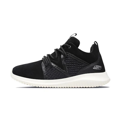 (W) Skechers Ultra Flex 'Black White'