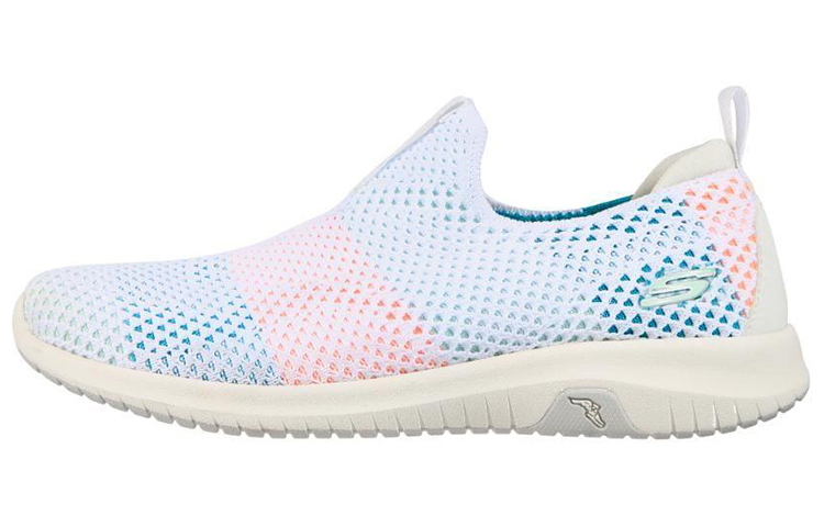 Buy (Women) Skechers Ultra Flex 'Breathable Comfort Lazy Casual White Multicolor' 149397-WMLT