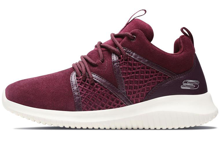(W) Skechers Ultra Flex 'Burgundy'