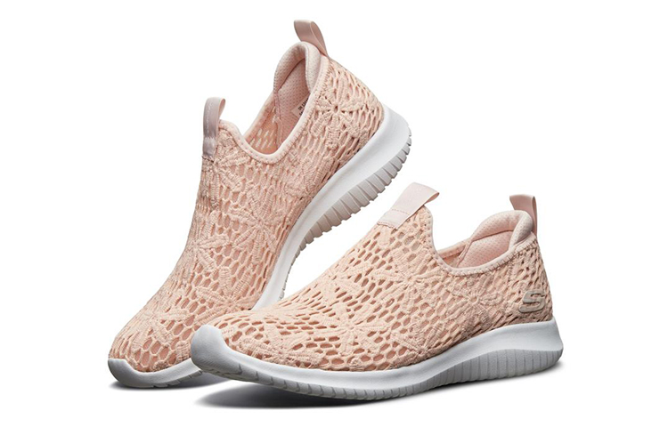 Lookbook (Women) Skechers Ultra Flex 'Light Pink Slip-On' 13119-LTPK