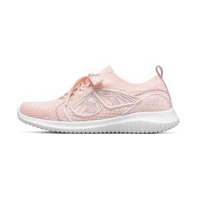 (W) Skechers Ultra Flex Sneakers Pink/White