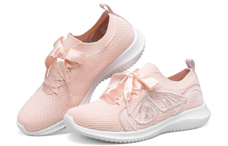 (W) Skechers Ultra Flex Sneakers Pink/White 圖 3