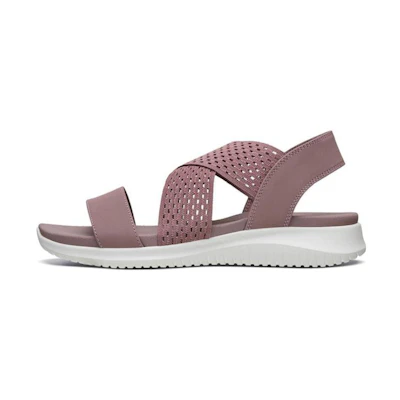 (W) Skechers Ultra Flex 'Mauve White'