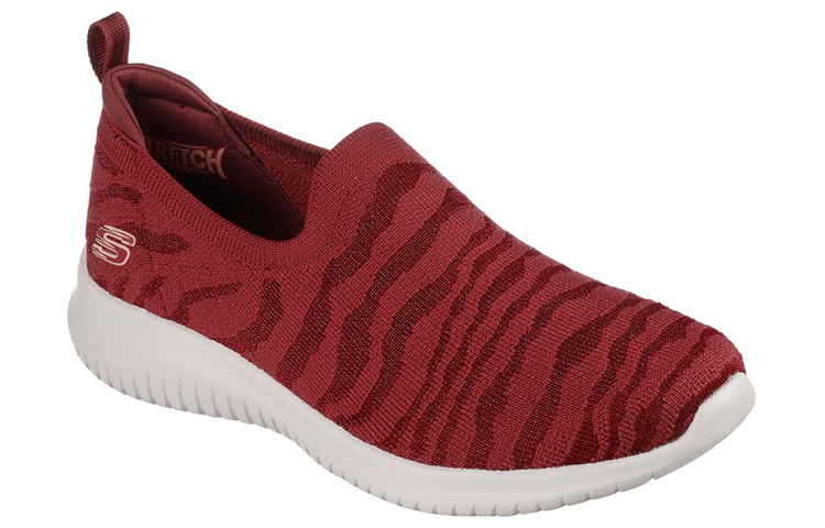 (W) Skechers Ultra Flex 'Red Breathable Durable Low-Top Casual' 圖 3