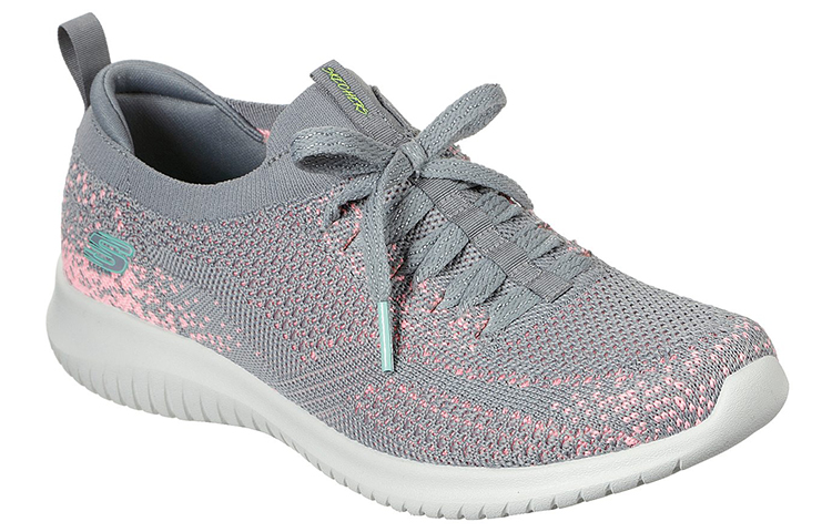 (W) Skechers Ultra Flex 'Twilight Twinkle Grey Pink' 圖 3