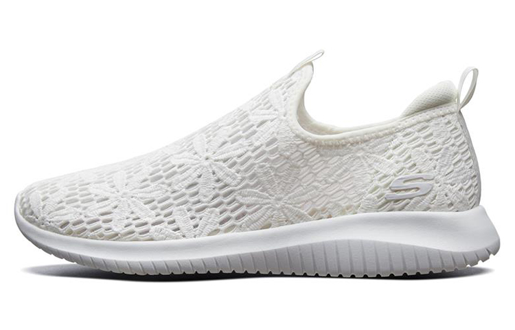 (Women) Skechers Ultra Flex 'White Slip-On' 13119-WHT