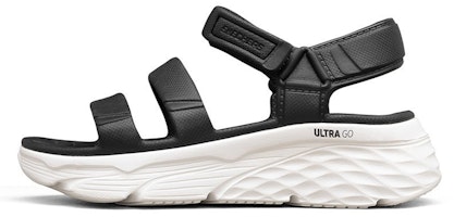 (Women) Skechers Ultra Flex Casual Sandal Black 111126-BKW (Women) Skechers Ultra Flex Casual Sandal Black 111126-BKW