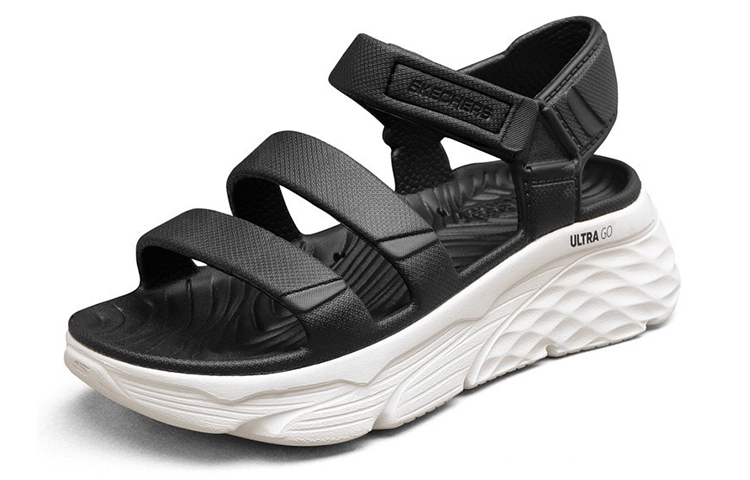 Lookbook (W) Sandal Kasual Skechers Ultra Flex Hitam 111126-BKW
