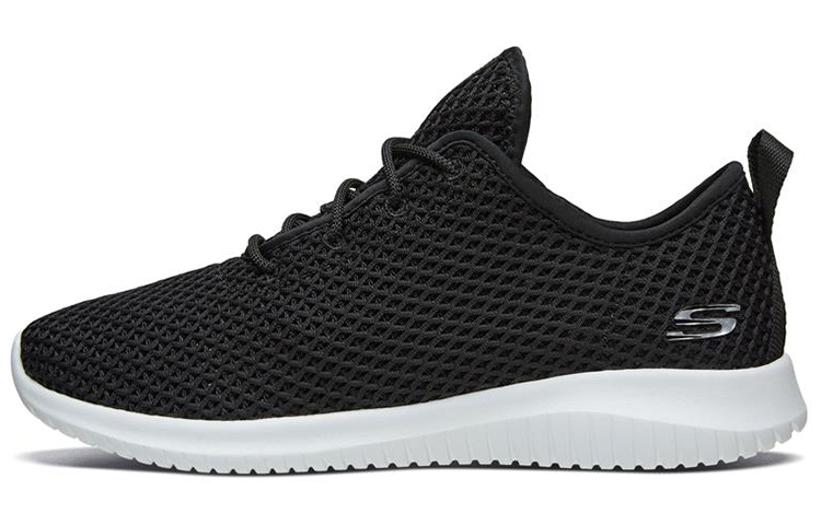 (Women) Skechers Ultra Flex Low-Top Running Shoes Black 66666183-BLK