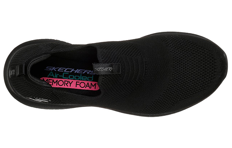Lookbook Skechers斯凱奇 Ultra Flex 一腳蹬運動休閒鞋 女款 黑