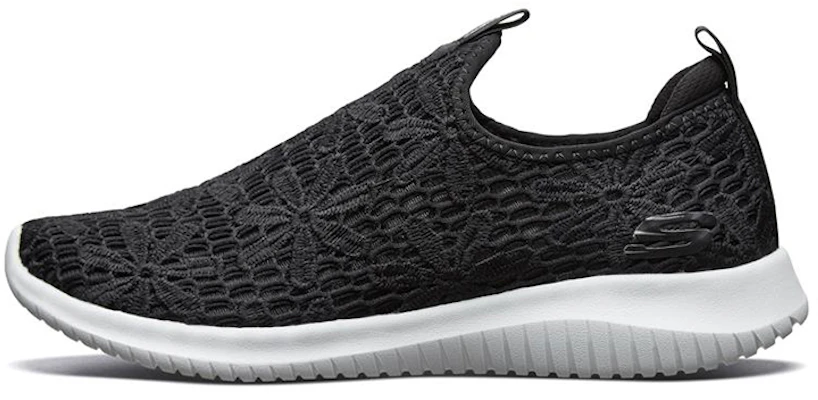 (Women) Skechers Ultra Flex Slip-On 'Black White' 13119-BKW Buy (Women) Skechers Ultra Flex Slip-On 'Black White' 13119-BKW
