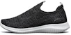 (W) Skechers Ultra Flex Slip-On 'Hitam Putih' 13119-BKW