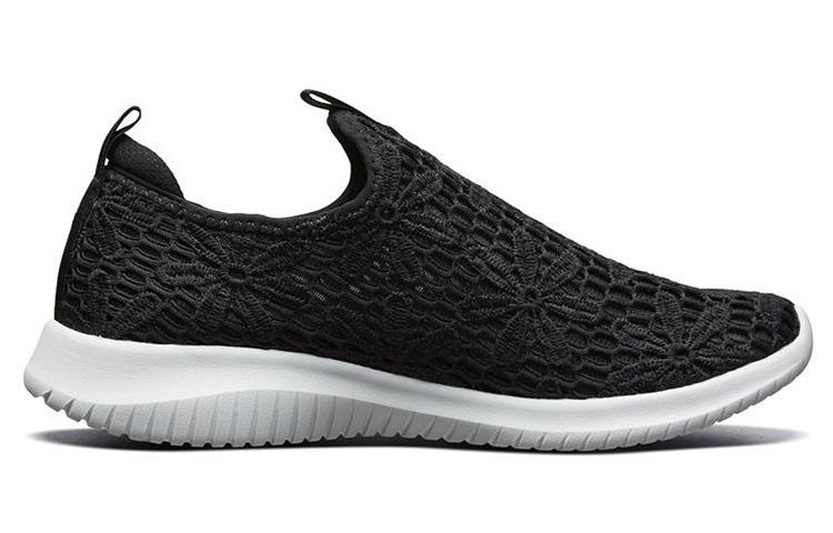 Order (Women) Skechers Ultra Flex Slip-On 'Black White' 13119-BKW