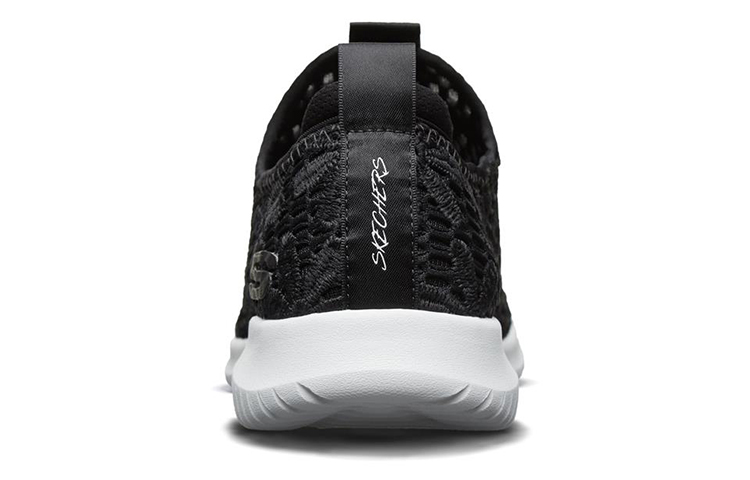 Shop (Women) Skechers Ultra Flex Slip-On 'Black White' 13119-BKW
