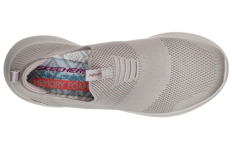 Shop (Women) Skechers Ultra Flex Slip-On 'Lotus Grey' 12837-TPE