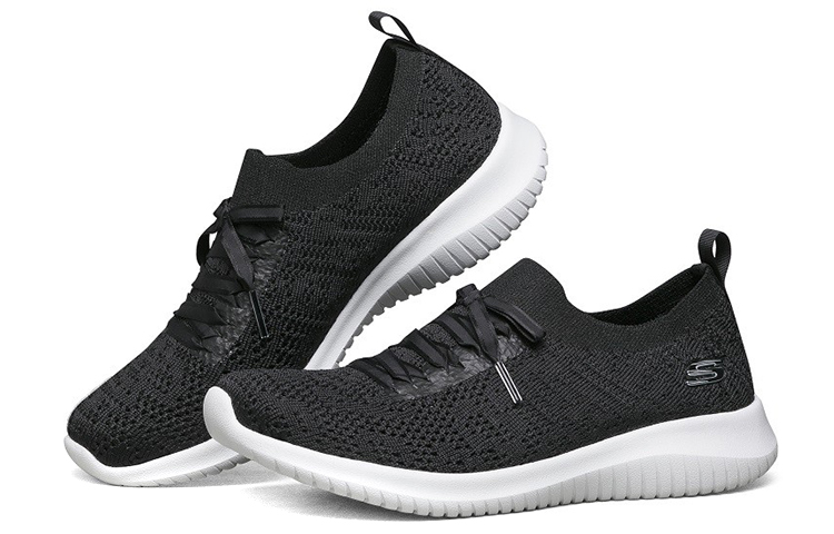 Order (W) Skechers Ultra Flex Mocasines Sin Cordones Negros 149033-BKW