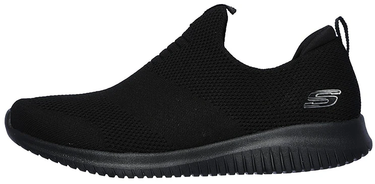 women-skechers-ultra-flex-slip-on-black-12837-bbk