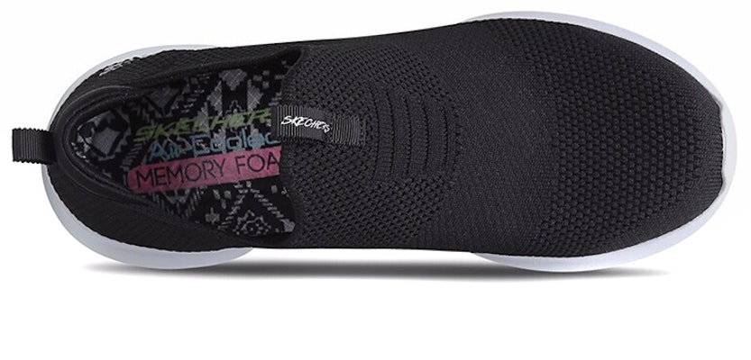 (W) Skechers Ultra Flex Slip-Ons Hitam 12837-BKW Shop (W) Skechers Ultra Flex Slip-Ons Hitam 12837-BKW