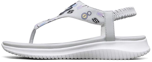 (Women) Skechers Ultra Flex x 'Light Grey' 66666277-LTGY (Women) Skechers Ultra Flex x 'Light Grey' 66666277-LTGY