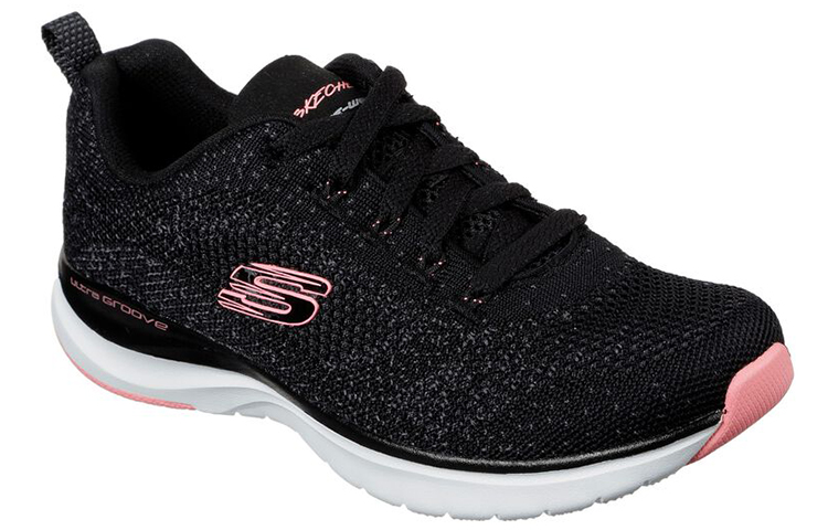 Lookbook (Women) Skechers Ultra Groove 'Black Comfort Casual' 149019-BKPK