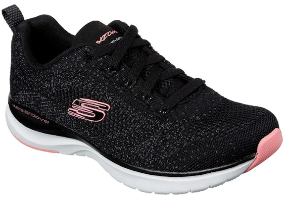 (Women) Skechers Ultra Groove 'Black Comfort Casual' 149019-BKPK Lookbook (Women) Skechers Ultra Groove 'Black Comfort Casual' 149019-BKPK