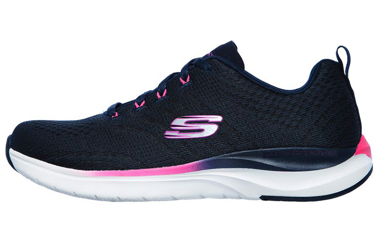 (Women) Skechers Ultra Groove 'Blue Pink' 149022-NVHP