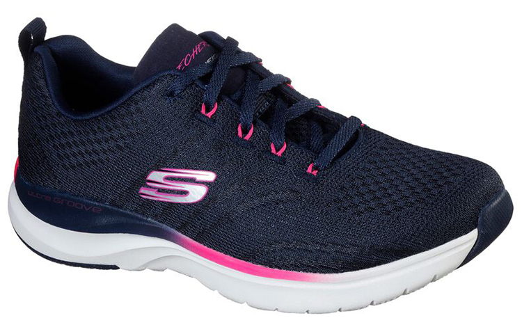 Lookbook (Women) Skechers Ultra Groove 'Blue Pink' 149022-NVHP