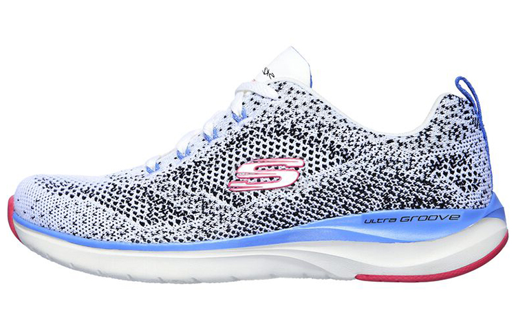 (Women) Skechers Ultra Groove 'White Black' 149019-WBMT
