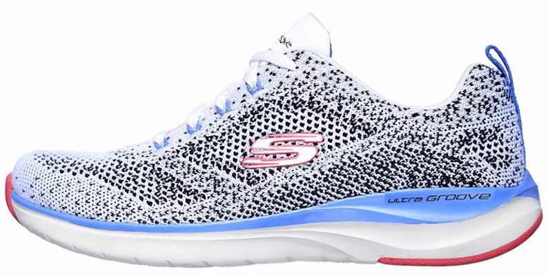 Skechers Ultra Groove 低幫舒適休閒鞋 女款 白黑 Buy Skechers Ultra Groove 低幫舒適休閒鞋 女款 白黑
