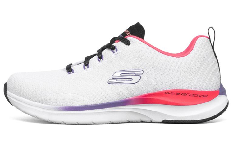 (Women) Skechers Ultra Groove Sports Shoes White/Red/Blue 149022-WMLT