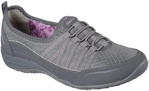 Skechers 女士 Unity-Go Big 一脚蹬运动休閒鞋 女款 淺灰色 Lookbook Skechers 女士 Unity-Go Big 一脚蹬运动休閒鞋 女款 淺灰色
