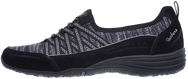 women-skechers-unity-black-grey-slip-on-23155-bkcc