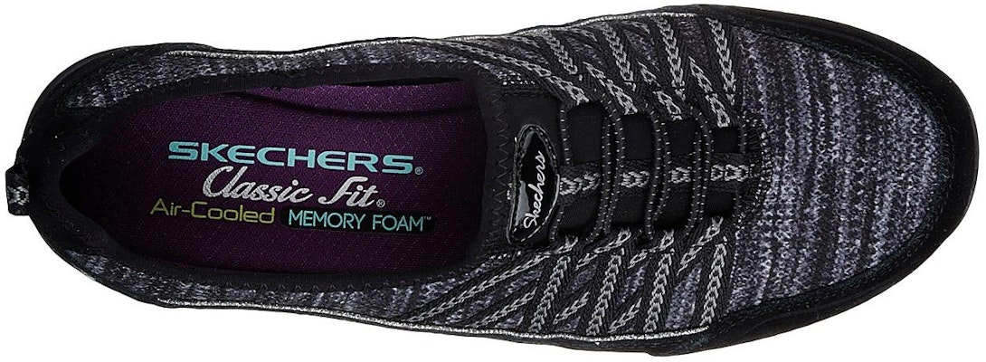 (Women) Skechers Unity 'Black Grey Slip-On' 23155-BKCC Shop (Women) Skechers Unity 'Black Grey Slip-On' 23155-BKCC
