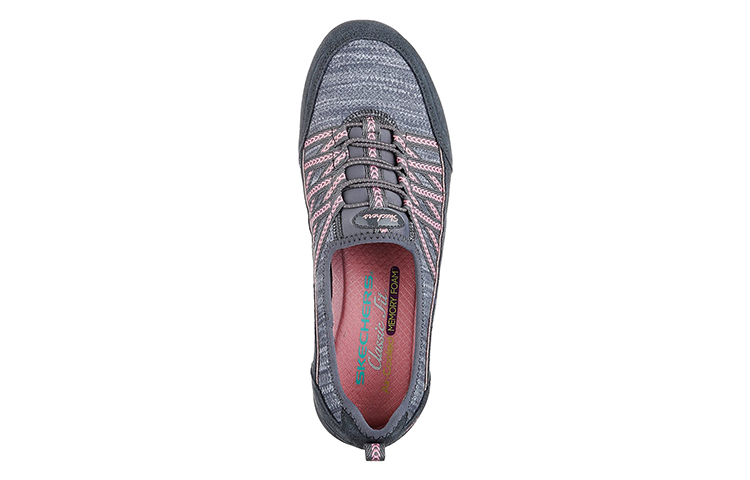 Lookbook (Women) Skechers Unity 'Grey Pink Slip-On' 23155-CCPK