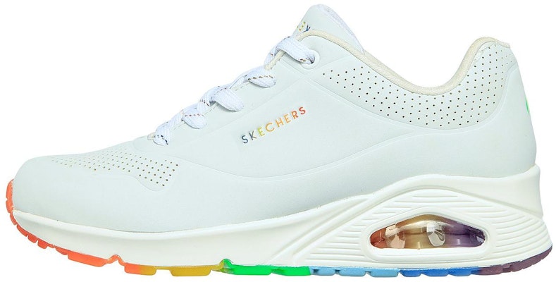 (W) Skechers Uno-Rainbow Peaks Pelangi 155133-WHT Buy (W) Skechers Uno-Rainbow Peaks Pelangi 155133-WHT